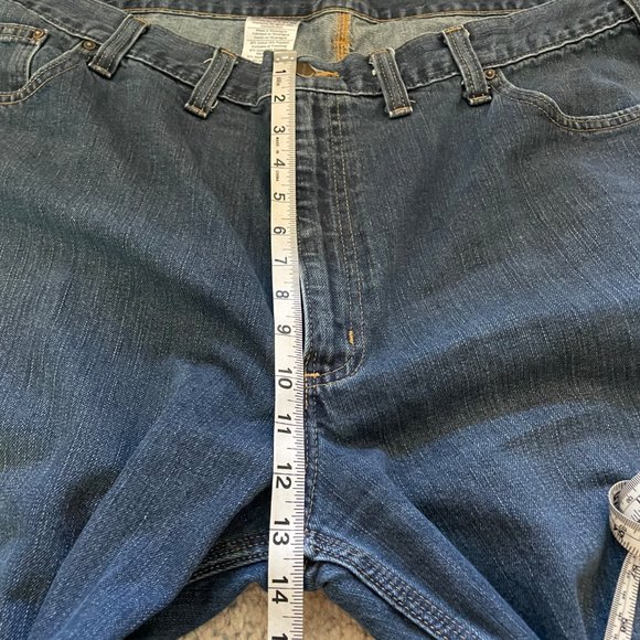 Carhartt | Relaxed Fit Denim Jeans Dark Wash Size 44 x 32 Stretch Work Outdoor - Picture 8 of 9